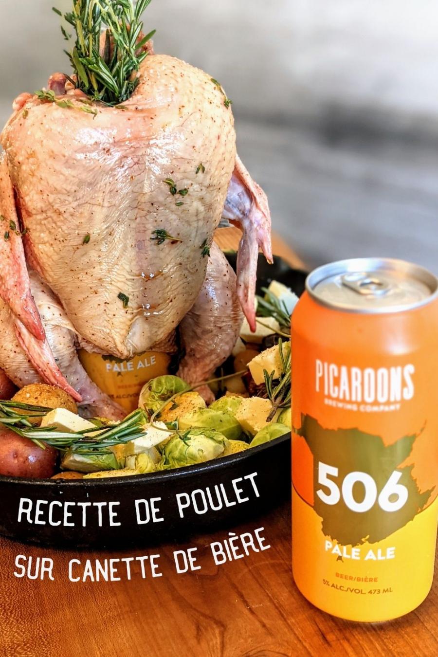 Beer Can Chicken recipe pin FR