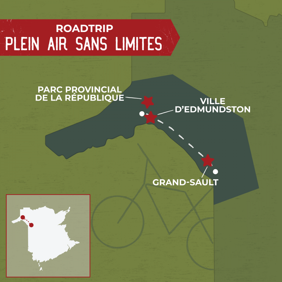 Roadtrip : Plein air sans limites - Carte