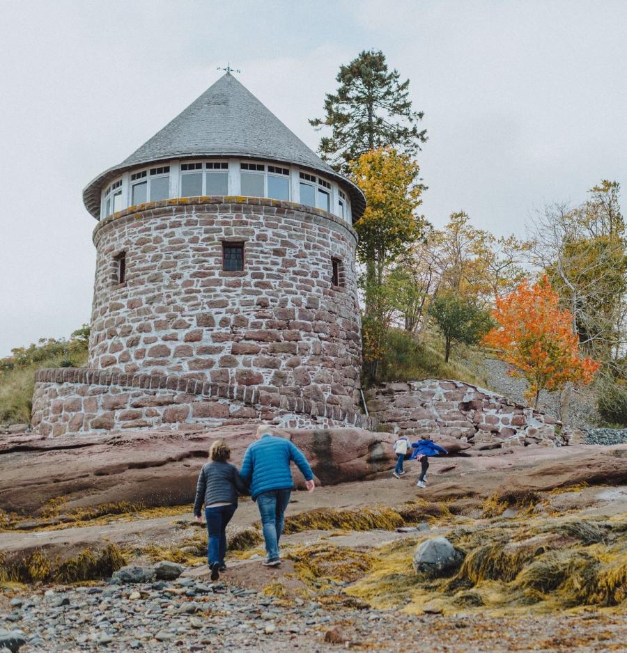 Ministers Island in the fall