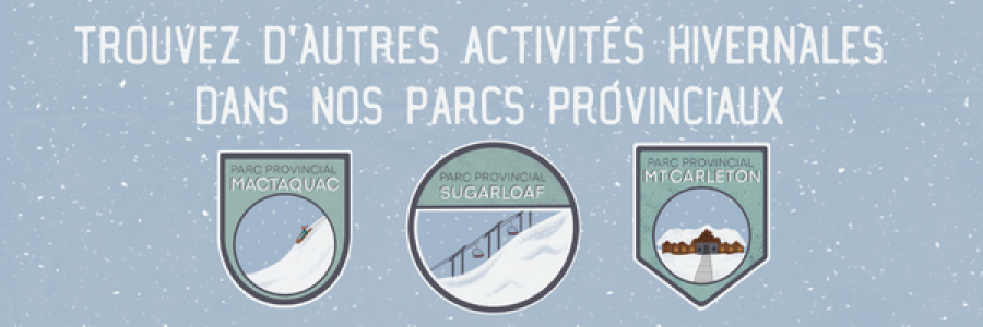 Activités d'hiver dans les parcs du NB