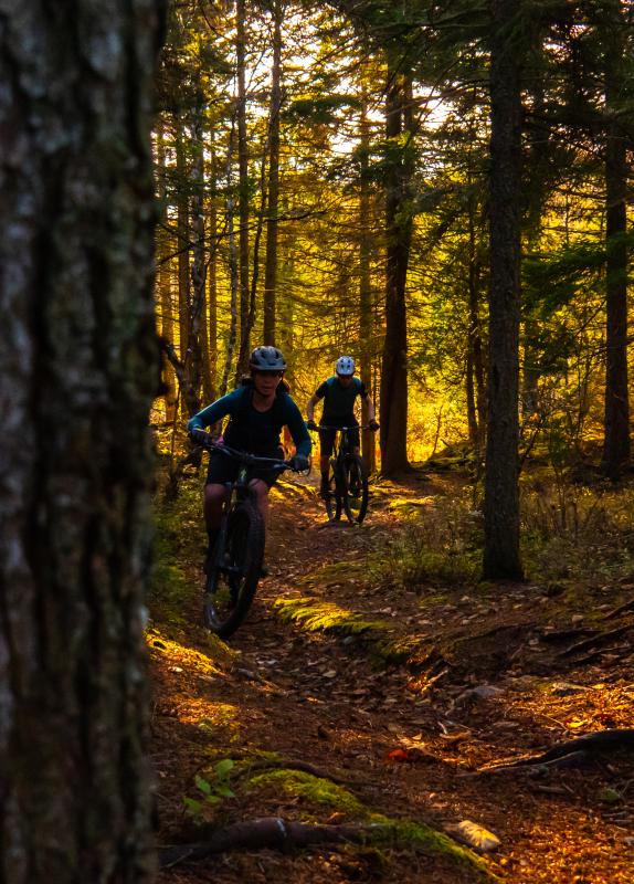 Mountain Biking in Rockwood Park, Saint John