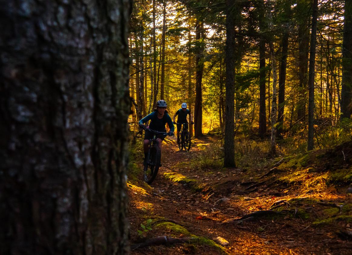 Mountain Biking in Rockwood Park, Saint John