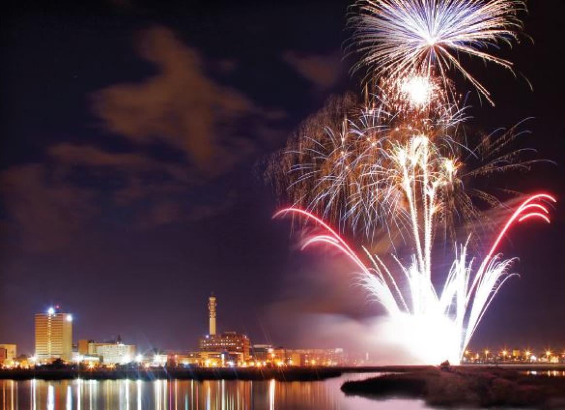 Fireworks in Moncton